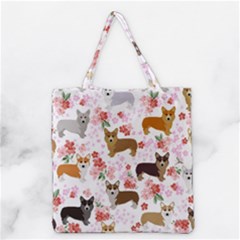 Corgis Corgi Pattern Grocery Tote Bag