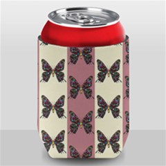 Butterflies Pink Old Old Texture Can Holder