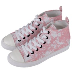 Degrade Rose/blanc Women s Mid-top Canvas Sneakers