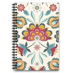 Baatik Print  5 5  X 8 5  Notebook