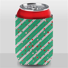 Christmas Paper Stars Pattern Texture Background Can Holder