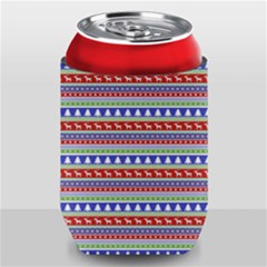 Christmas Color Stripes Pattern Can Holder