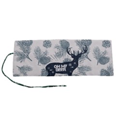 Oh My Deer Roll Up Canvas Pencil Holder (s)