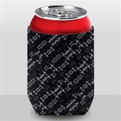 Black And White Ethnic Geometric Pattern Can Holder