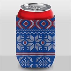 Beautiful Knitted Christmas Pattern Can Holder