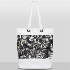 Marble Texture Full Print Rope Handle Tote (small)
