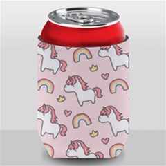 Cute-unicorn-rainbow-seamless-pattern-background Can Holder