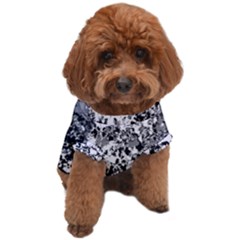 Black And White Grunge Stone Dog T-shirt