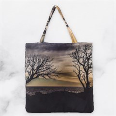 Coastal Sunset Scene At Montevideo City, Uruguay Grocery Tote Bag
