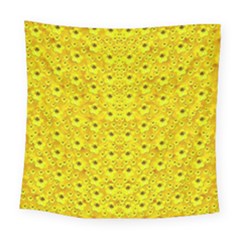 Flowers From Heaven  With A Modern Touch Square Tapestry (large)