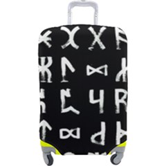 Macromannic Runes Collected Inverted Luggage Cover (large)