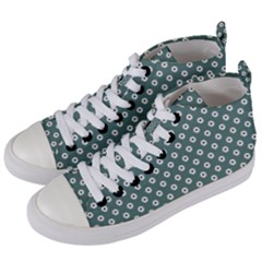 Fleurmarguerite Women s Mid-top Canvas Sneakers