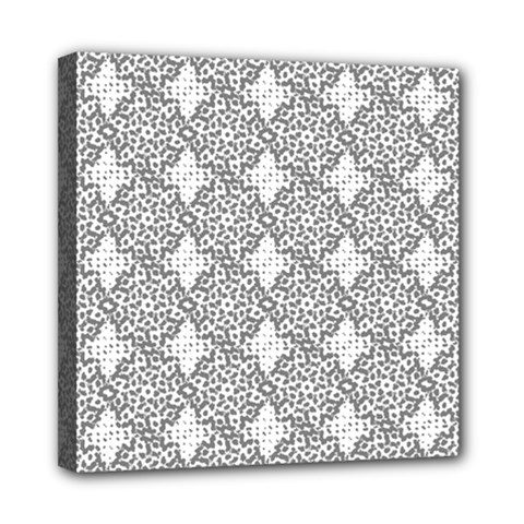 Patternformes1grise Mini Canvas 8  X 8  (stretched)