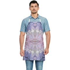 Amethyst Swirls Repeats Kitchen Apron