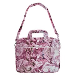 Dusty Pink Marbling Macbook Pro Shoulder Laptop Bag (large)