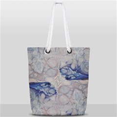 Moon Stone Patterns Full Print Rope Handle Tote (small)