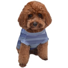 Linear Cold Print Design Dog T-shirt