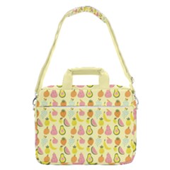 Tropical Fruits Pattern  Macbook Pro Shoulder Laptop Bag (large)
