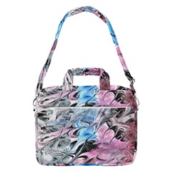 Abstract Waves Module Macbook Pro Shoulder Laptop Bag (large)