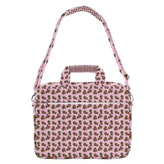 Cute Deer Pattern Pink Macbook Pro Shoulder Laptop Bag (large)