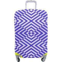 Illusion Waves Pattern Luggage Cover (large)