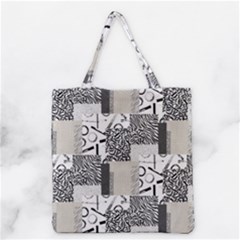 Abstract Pattern Grocery Tote Bag