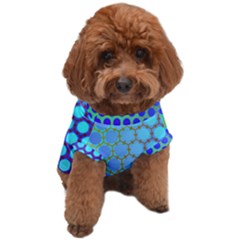 Hex Circle Points Vaporwave Three Dog T-shirt