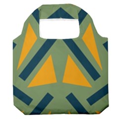 Abstract Geometric Design    Premium Foldable Grocery Recycle Bag