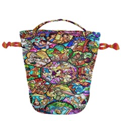Character Disney Stained Drawstring Bucket Bag