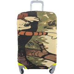 Calvin And Hobbes Luggage Cover (large)