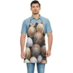 Snail Shells Pattern Arianta Arbustorum Kitchen Apron