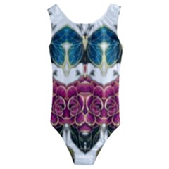 Im Fourth Dimension Colour 14 Kids  Cut-out Back One Piece Swimsuit
