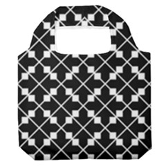 Abstract-black Premium Foldable Grocery Recycle Bag
