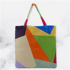 Illustration Colored Paper Abstract Background Grocery Tote Bag