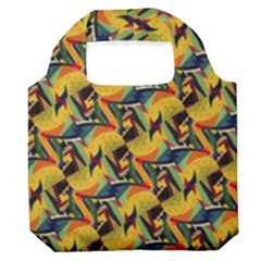 Illustration Geometric Pattern Colorful Pattern Premium Foldable Grocery Recycle Bag