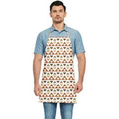 Geometric Tribal Pattern Design Kitchen Apron