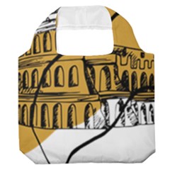 Colosseo Draw Silhouette Premium Foldable Grocery Recycle Bag