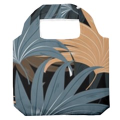 Leaves Background Digital Paper Premium Foldable Grocery Recycle Bag