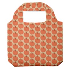 Cute Pumpkin Small Premium Foldable Grocery Recycle Bag