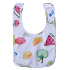 Fruit Summer Vitamin Watercolor Baby Bib