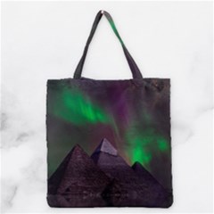 Fantasy Pyramid Mystic Space Grocery Tote Bag