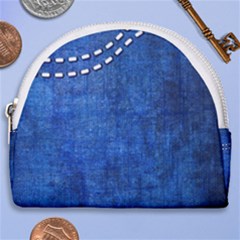 Background-jeans  Horseshoe Style Canvas Pouch