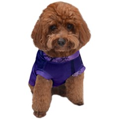 Eiffel Tower Paris-nigh Silhouette Dog T-shirt