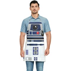 Robot R2d2 R2 D2 Pattern Kitchen Apron