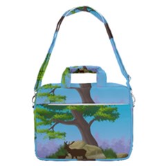 Nature Background Illustration Landscape Macbook Pro 16  Shoulder Laptop Bag