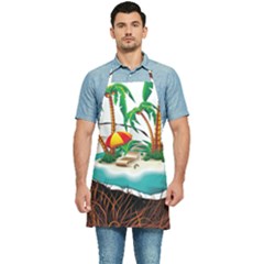 Coconut And Holiday Beach Food Kitchen Apron