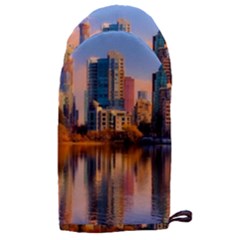 Vancouver Canada Sea Ocean Reflections Skyline Microwave Oven Glove