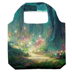 Magical Forest Forest Painting Fantasy Premium Foldable Grocery Recycle Bag