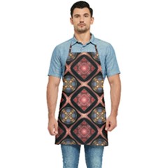 Background Pattern Geometric Wallpaper Seamless Kitchen Apron