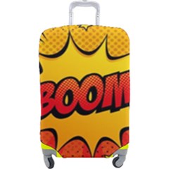 Explosion Boom Pop Art Style Luggage Cover (large)